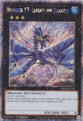 Number 17: Leviathan Dragon - RA04-EN154 - (Platinum Secret Rare) - 1st Edition